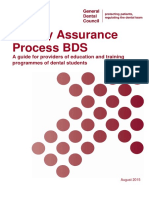 QA Process For BDS Providers (2015)