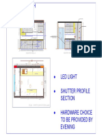 Kitchen South: Led Light Shutter Profile Section Hardware Choice To Be Provided by Evening