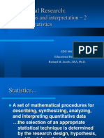 Inferential Statistics