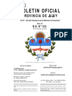 Boletín Oficial Provincia de Jujuy #120