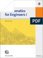 Mathematics For Engineers I Basic Calculus