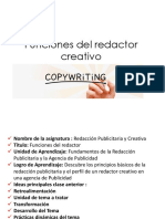 Funciones Del Redactor Creativo