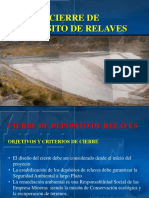 Cierre de Deposito de Relaves PDF