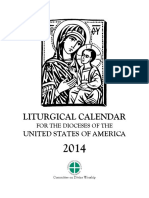 Liturgical Calendar: United States of America