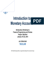 Introduction To Introduction To Introduction To Introduction To Monetary Accounts Monetary Accounts Yy