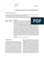 Distribution of The Tree Parity Machine Synchronization Time