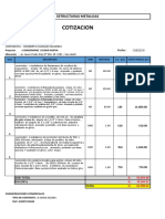 Cotizacion de Carpinteria Metalica Actualizado WESCON Actual