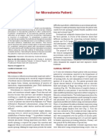 Sectional Denture For Microstomia Patient: A Clinical Report