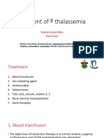 Treatment of Thalassemia: Nadirah Rasyid Ridha Dasril Daud