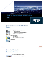 REF 615 Protection Applications - Part - 1