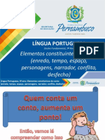 Elementos Constituintes Do Conto (Enredo, Tempo, Espaço, Personagens, Narrador, Conflito, Desfecho)