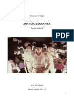 Analisi Film "Arancia Meccanica"