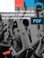 Pautas Sobre Libertad de Expresión e Información en El Nuevo Gobierno