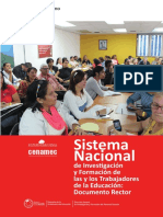 Sistema Nacional de Investigacion Documento Rector PDF