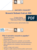 What Is Narrative Research, Squire, NCRM 2008