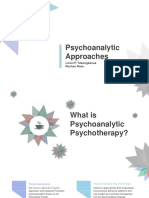 Psychoanalytic Approaches: Loren P. Tubongbanua Rochen Roan