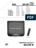 Service Manual: Trinitron Color TV