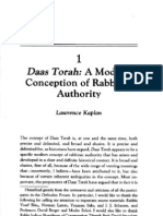 Kaplan, Lawrence - Daas Torah, A Modern Conception of Rabbinic Authority