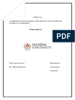 Comparison and Critical Analysis of The Rape Laws Before and After The Criminal Law Amendment