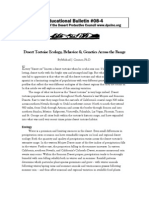 Educational Bulletin 08-4 Desert Tortoise Ecology, Behavior & Genetics Across The Range by Michael J. Connor, Ph.D.