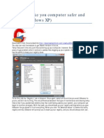 Tool To Make Computer Faster and Safer