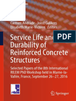 Service Life and Durability of Reinforced Concrete Structures