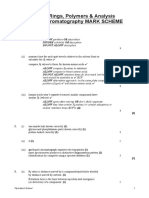 F324: Rings, Polymers & Analysis 4.3.1 - Chromatography MARK SCHEME