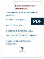 Operaciones Con Vectores Herrera