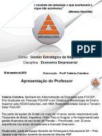 EE - Aula NR 1 - Apresentação Da Disciplina Economia Empresarial