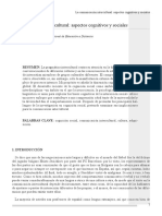 ESCANDELL VIDAL, V. M., La Comunicación Intercultural. Aspectos Cognitivos y Sociales (2008)