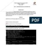 Informe de Implementación Del Servicio de DHCP