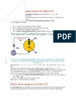 Fuerza Contraelecromotriz en Motor CC