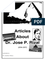 Articles About Rizal