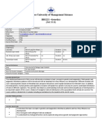 BIO 221 Genetics M .Tariq Aziz Mithani