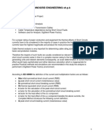 Cable Thermal Analysis Short Circuits EA