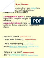 Noun Clauses