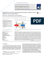 Gasification of Wood in A Dual Fluidized Bed Gasifier: Influence of Fuel Feeding On Process Performance