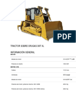 Tractor Sobre Orugas d6t XL