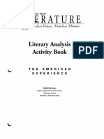 Rature: Literary Analysis Activity