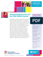 Child Welfare Information Gateway (2014) - Parent Substance Use