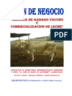 Plan Negocio Ganado Vacuno y Comercialzacion Leche 1