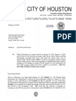 Houston Police Attorney General Letter To Withhold Body Cam of Fatal Police Shooting