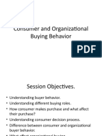 Consumer and Organizational Buying Behavior