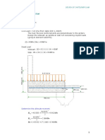 Design of Cantilever Slab: LL Kpa M KNM