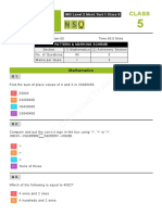 IMO Level 2 Mock Test Class 5