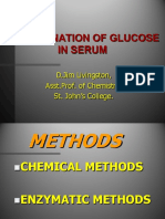 Determination of Blood Glucose