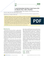 (Zhang Et Al. 2011) Phenolic Composition and Antioxidant Activity in Seed Coats of 60 Chinese Black Soybean (Glycine Max L. Merr.) Varieties