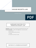 Warehouse Receipt Law