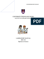 Lab Manual BIO330 PDF