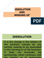 Dissolution and Winding Up